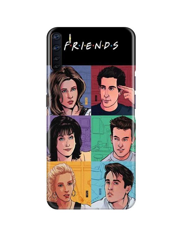 Friends Mobile Back Case for Oppo F15  (Design - 357)