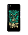 Owl Mobile Back Case for Oppo F15  (Design - 358)