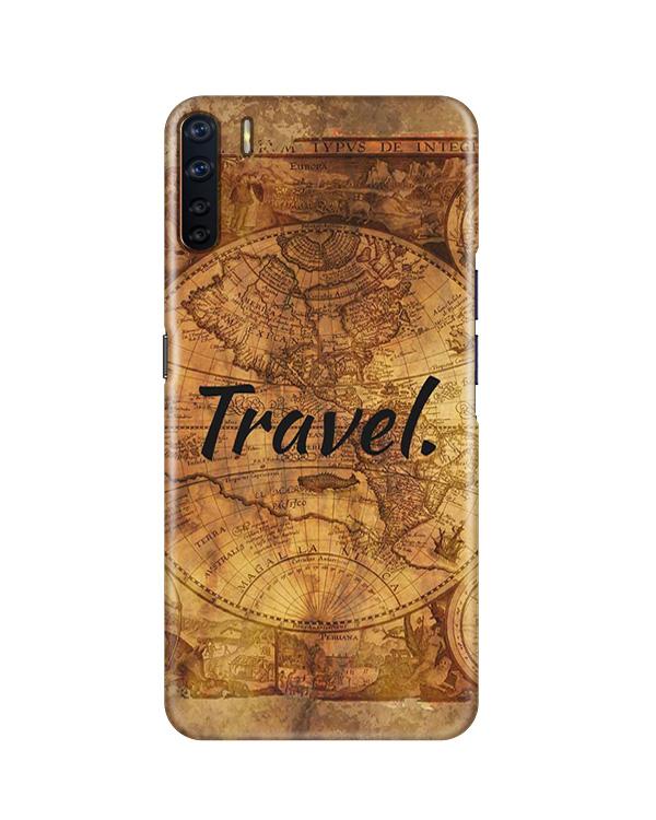 Travel Mobile Back Case for Oppo F15  (Design - 375)