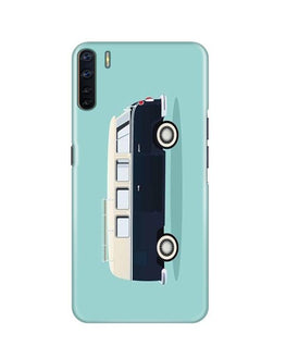 Travel Bus Mobile Back Case for Oppo F15(Design - 379)