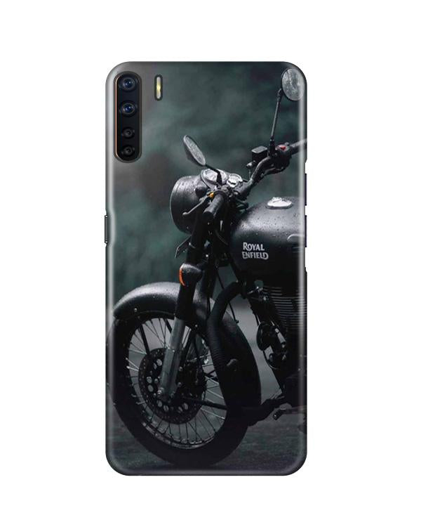 Royal Enfield Mobile Back Case for Oppo F15  (Design - 380)