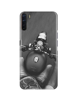 Royal Enfield Mobile Back Case for Oppo F15(Design - 382)