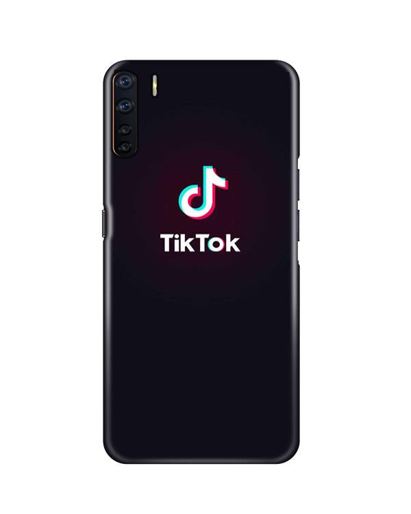 Tiktok Mobile Back Case for Oppo F15  (Design - 396)