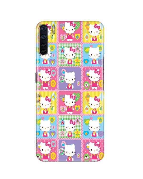 Kitty Mobile Back Case for Oppo F15  (Design - 400)