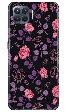 Rose Pattern Mobile Back Case for Oppo F17 Pro (Design - 2)