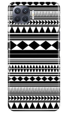 Black white Pattern Case for Oppo F17 Pro