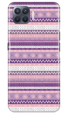 Zigzag line pattern3 Mobile Back Case for Oppo F17 Pro (Design - 11)