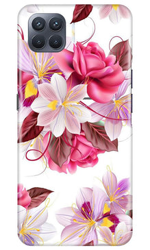 Beautiful flowers Mobile Back Case for Oppo F17 Pro (Design - 23)