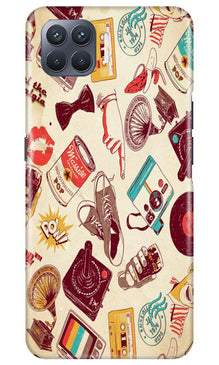 Vintage Mobile Back Case for Oppo F17 Pro (Design - 35)