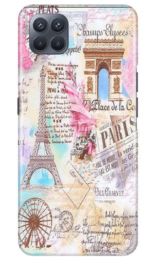 Paris Eiftel Tower Mobile Back Case for Oppo F17 Pro (Design - 54)
