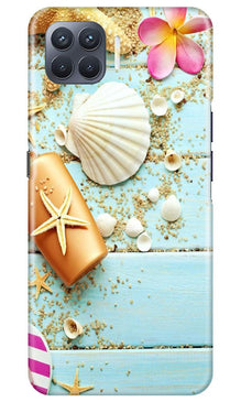 Sea Shells Mobile Back Case for Oppo F17 Pro (Design - 63)