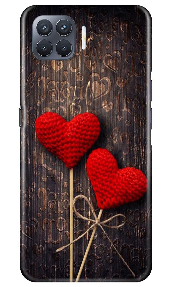 Red Hearts Case for Oppo F17 Pro