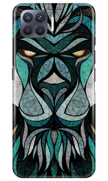 Lion Mobile Back Case for Oppo F17 Pro (Design - 97)