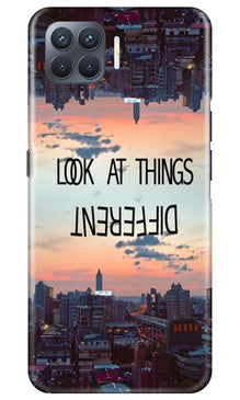 Look at things different Mobile Back Case for Oppo F17 Pro (Design - 99)