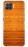 Wooden Look Case for Oppo F17 Pro  (Design - 111)