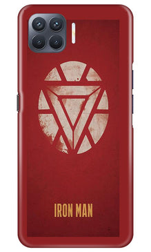 Iron Man Superhero Mobile Back Case for Oppo F17 Pro  (Design - 115)