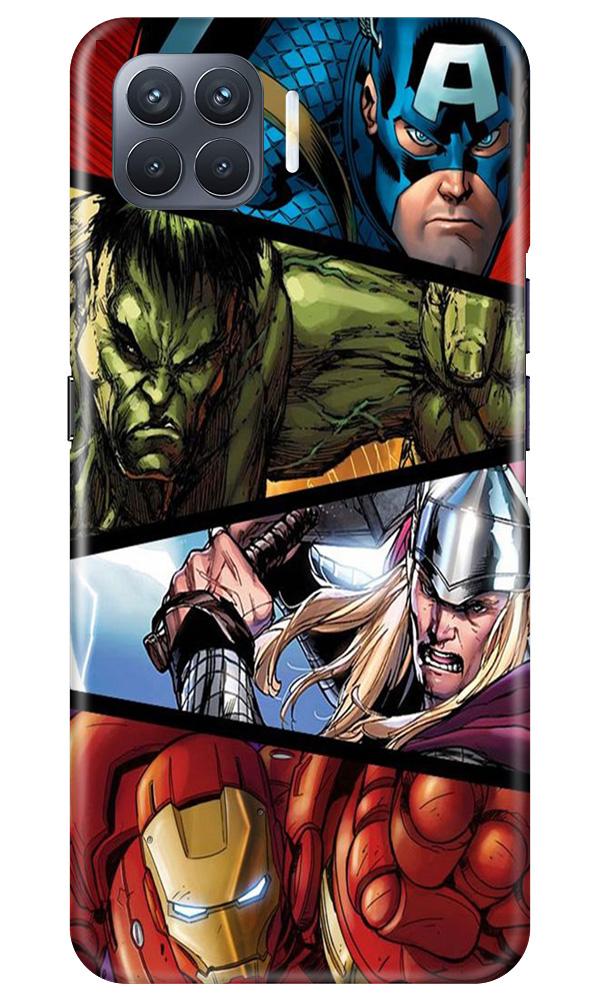Avengers Superhero Case for Oppo F17 Pro  (Design - 124)