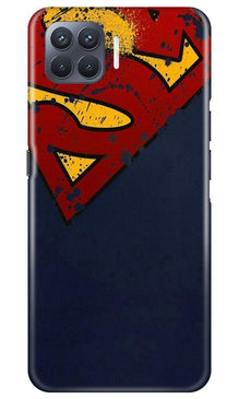 Superman Superhero Mobile Back Case for Oppo F17 Pro  (Design - 125)