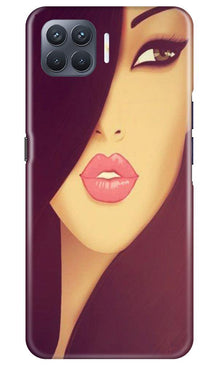 Girlish Mobile Back Case for Oppo F17 Pro  (Design - 130)