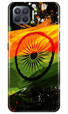Indian Flag Mobile Back Case for Oppo F17 Pro  (Design - 137)