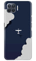 Clouds Plane Case for Oppo F17 Pro (Design - 196)