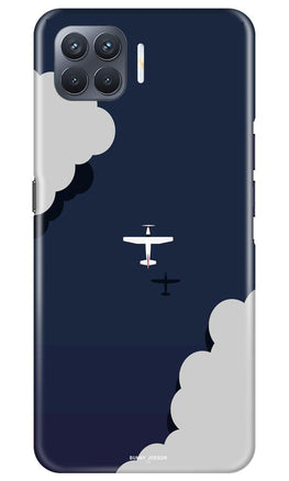 Clouds Plane Case for Oppo F17 Pro (Design - 196)