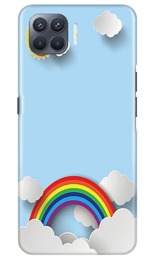 Rainbow Mobile Back Case for Oppo F17 Pro (Design - 225)