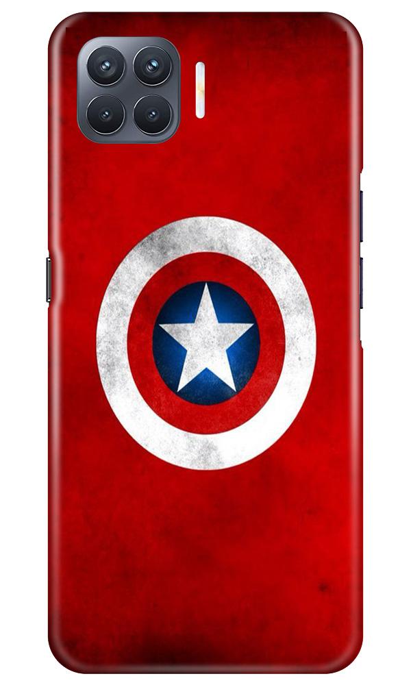 Captain America Case for Oppo F17 Pro (Design No. 249)