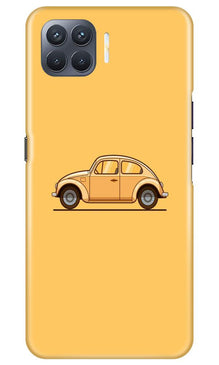Vintage Car Mobile Back Case for Oppo F17 Pro (Design - 262)