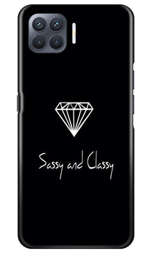 Sassy and Classy Mobile Back Case for Oppo F17 Pro (Design - 264)