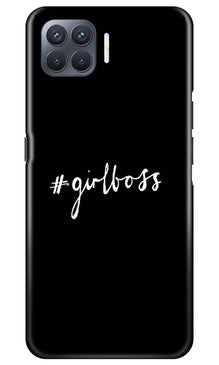 #GirlBoss Mobile Back Case for Oppo F17 Pro (Design - 266)