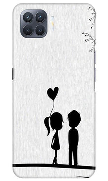 Cute Kid Couple Mobile Back Case for Oppo F17 Pro (Design - 283)