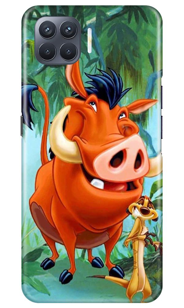 Timon and Pumbaa Mobile Back Case for Oppo F17 Pro (Design - 305)
