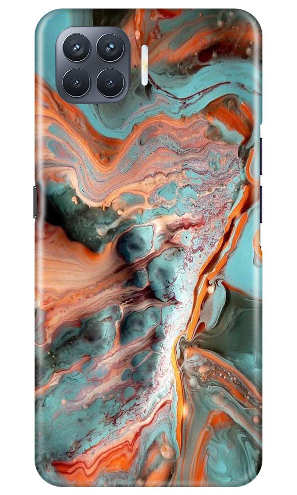Marble Texture Mobile Back Case for Oppo F17 Pro (Design - 309)