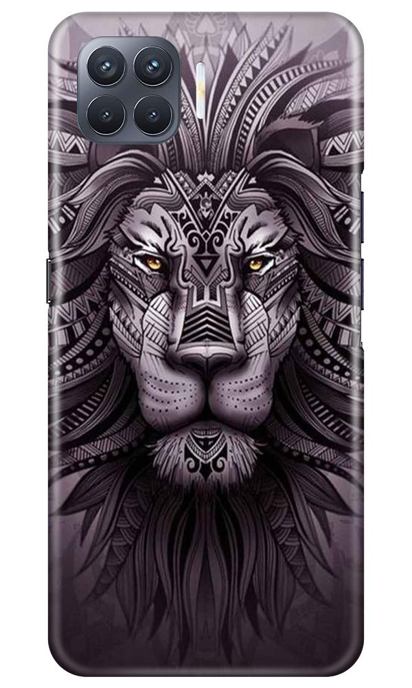 Lion Mobile Back Case for Oppo F17 Pro (Design - 315)