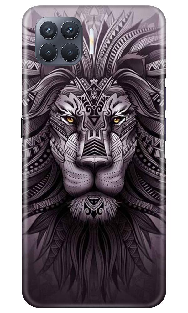 Lion Mobile Back Case for Oppo F17 Pro (Design - 315)