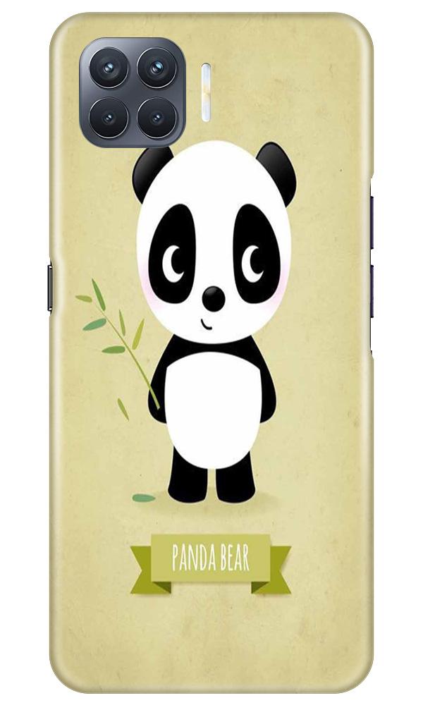 Panda Bear Mobile Back Case for Oppo F17 Pro (Design - 317)