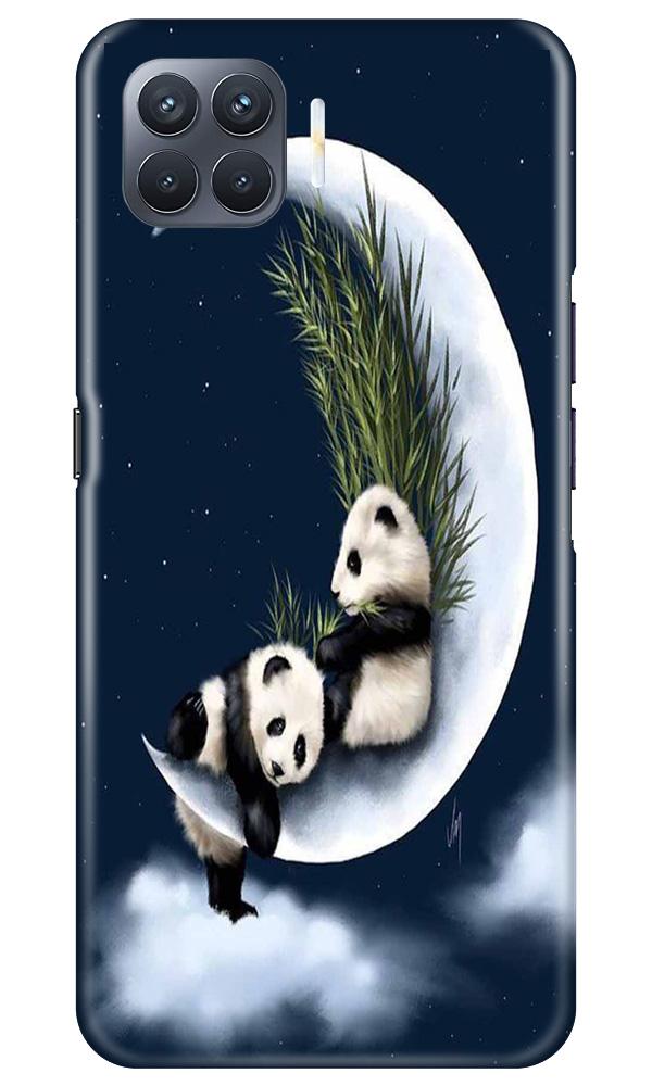 Panda Moon Mobile Back Case for Oppo F17 Pro (Design - 318)