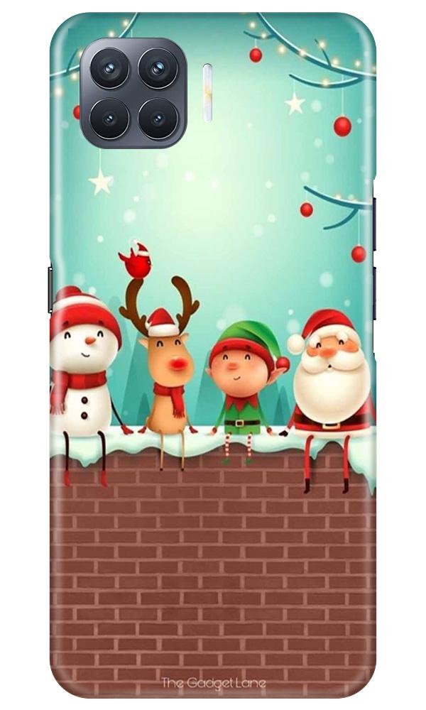 Santa Claus Mobile Back Case for Oppo F17 Pro (Design - 334)