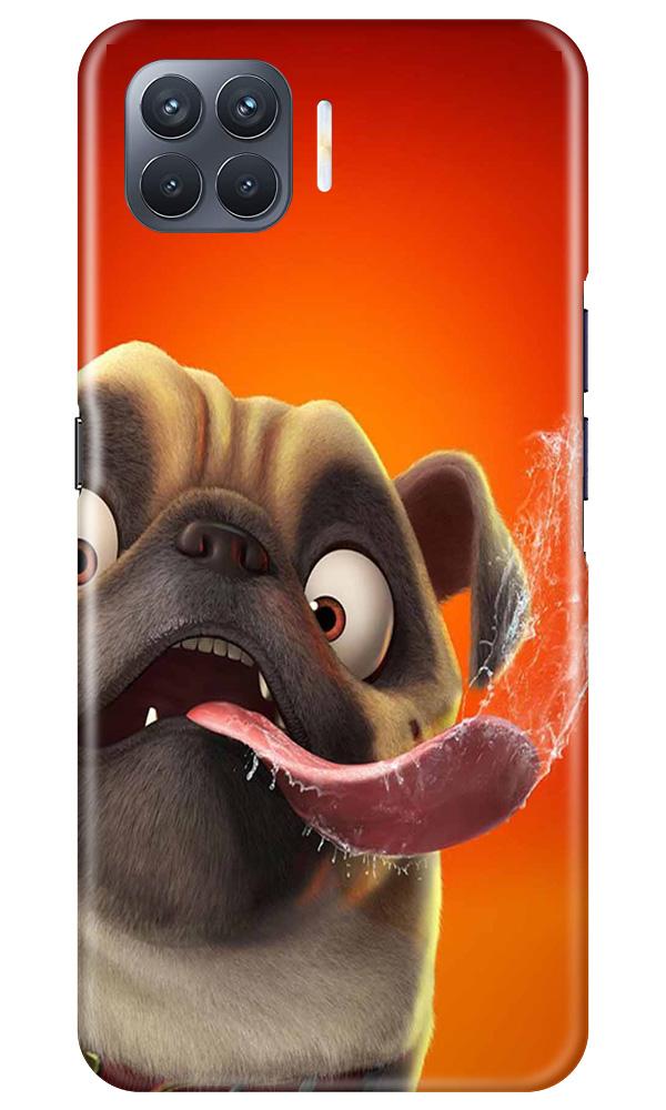 Dog Mobile Back Case for Oppo F17 Pro (Design - 343)