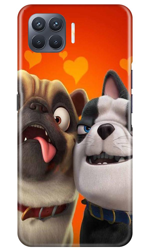 Dog Puppy Mobile Back Case for Oppo F17 Pro (Design - 350)