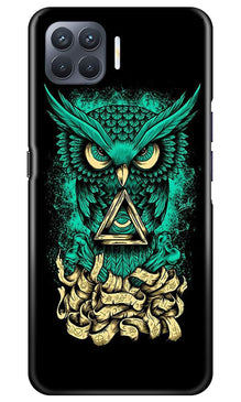 Owl Mobile Back Case for Oppo F17 Pro (Design - 358)