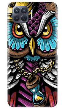 Owl Mobile Back Case for Oppo F17 Pro (Design - 359)