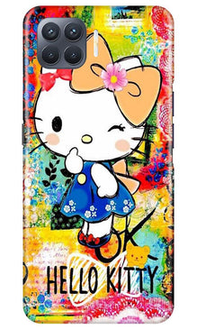 Hello Kitty Mobile Back Case for Oppo F17 Pro (Design - 362)