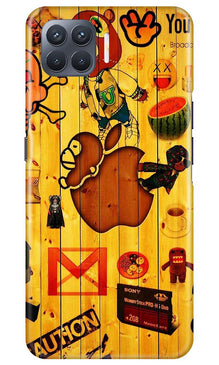 Wooden Texture Mobile Back Case for Oppo F17 Pro (Design - 367)