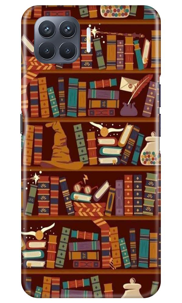 Book Shelf Mobile Back Case for Oppo F17 Pro (Design - 390)
