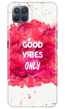 Good Vibes Only Mobile Back Case for Oppo F17 Pro (Design - 393)