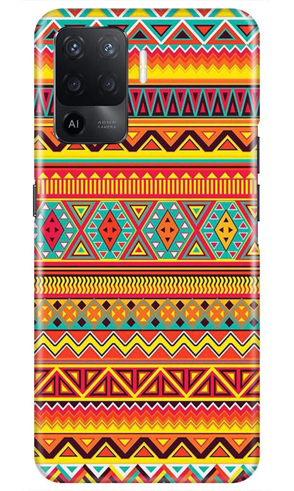 Zigzag line pattern Case for Oppo F19 Pro