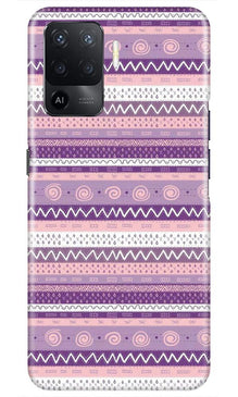 Zigzag line pattern3 Mobile Back Case for Oppo F19 Pro (Design - 11)