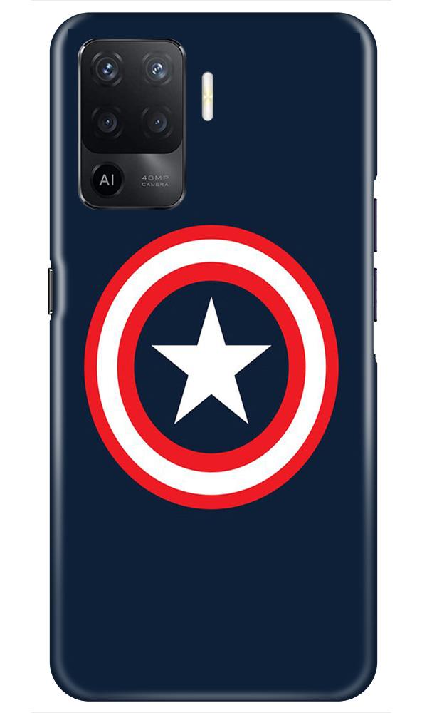 Captain America Case for Oppo F19 Pro